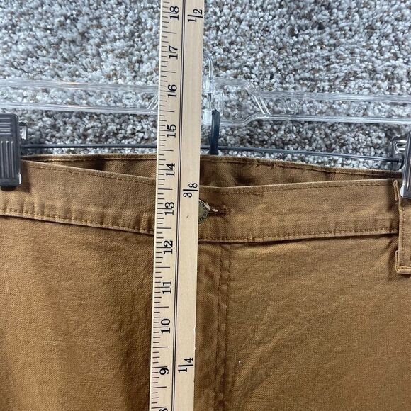 Vintage Dickies Pants Mens 42x32 Brown Canvas Workwear Cotton Casual Logo Work - Picture 3 of 9